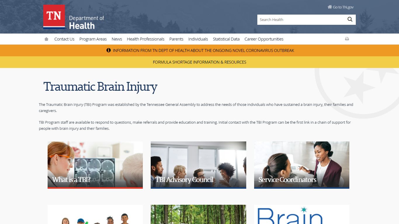 Traumatic Brain Injury - Tennessee